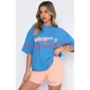 Mädchen weiße Hemden Set Women T -Shirt Designer T -Shirt Sommer Tops Loses Solid Color Sweatshirt T -Shirt Luxus Casual Clothet Tide Sprühte Tops Frauen Foxys Tracksuit Anzug GB