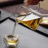 Wijnglazen vierkante transparante theekop warmtebestendig glas 300 ml teasets