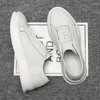 Lässige Schuhe Jomior Frühling Echtes Leder hochwertige Männer Koreanische Designerin Flats White Slates atmibable Top -Turnschuhe