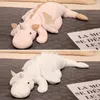 1 kawałek 70-150 cm Giant White Dragon Pluszowa zabawka z jednorożcem Work Wings Dragon and Dinosaur Hugs Pillow Rzucanie dinozaurów Dip 240424