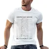 T-shirts voor heren genieten van de Silence Depeche Cool-modus 100%katoen T Shirts Muziek Tops Nieuwe Mens Depeche Cool Mode T Shirts grappige ronde kraag TS T240425