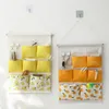 Storage Bags Hanging Organizers Shelves Multifunctional Wall Door Closet Pockets Cotton Linen Fabric Over Bag