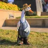 Novelty Resin Duck Garden Statue Sculpture Figures Figurine Model Ornament Villa Courtyard Pond Decor Art Crafts 240419