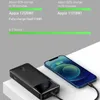 Mobiltelefon Power Banks Baseus Power Bank 30000MAH Mobil Charger Portable Extern Battery PowerBank Fast Charging Lämplig för iPhone 13 Xiaomi Poverbank J240428