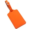 Aircraft Luggage Tag Boarding Pass Pu Fashion Trendy Creative Solid Color Leather Luggage Tag