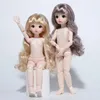 30cm 16 BJD Doll Nude 22 Ball Cołd Ruchable Abs Abs Drobne Zabawki Anioła dla dzieci Dziewczyny Prezenty 240416