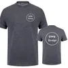 T-shirts pour hommes chemises de design personnalisés votre propre logo hommes décontractés de coton à manches courtes tshirt personnalisé à manches courtes en coton