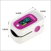 RZ Pulso de dedo oxímetro PULSIOMOXIMEXOMOXIMETRO Monitor de salud doméstico Portable Velocidad cardíaca SPO2 PR Suermido 240424