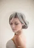 Hela billiga nya Short Mini Wedding Face Veil Simple Bridal Veil Head Huvudkläder Tulle Hair Accessories Headpiece9425995