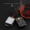 Flameless USB Lighter Watch Casual Rechargeable Cigarette Lighter Men's Quartz Wrist Watch
