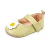 Autumn Flora Bowknot Baby Girls First Walkers fashionabla mjuka botten småbarnskor 018 månader 240425