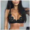 Camisoles Tanks heilige y Mädchen BH Blumenspitze Frauen Bralette Damen Holllow Out Bralet Weste Crop Top Drei Stücke Drop Lieferung Appare OTZ6H