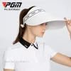 Caps Pgm Femmes Big Brim Suncreen Chapeaux Mestiles Sports Breathable Golf vide Top Hat Visor Sun Visor Caps Ajustement Bowknot Golf Cap