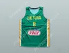 Custom Nay Name Mens Youth / Kids Arnoldas Kulboka 8 Lietuva Lithuania Green Basketball Jersey Top Stitted S-6XL