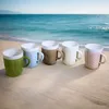 Tazze in ceramica in ceramica intrecciata in ceramica tazza di acqua bellissima tazza di acqua di biancheria fresca tazza di caffè resistente al calore J240428