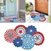 Carpets Independence Day Decorative Door Mat Salle de porte Baux de bienvenue CHAUDS FURRY CHAUPLE FURY