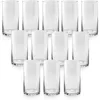 Bandlers Ensemble de 12 vases de cylindre en verre 8 pouces de hauteur - Multi-Use: Pilier Party Supplies Decorative Bougies et Accessoires