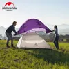 Cloud Up 1 2 Tent UltraLight Camping Double -Sloer Водонепроницаемые походки на открытом воздухе с бесплатным ковриком 240416 240426