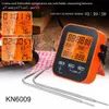 Digital BBQ Thermometer Wireless Küchenofen Lebensmittel Kochen Grill Raucher Fleischthermometer mit Sonde und Temperaturalarm 240415