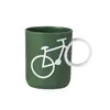 Tazas de bicicleta Mango de bicicleta Pareja Cepillo de dientes PP Copa PP Jugo Leche Milil Estudiante Copa de dormitorio 400 ml Regalo de Navidad J240428