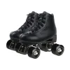 Laarzen roller skates schoenen quad wielen schaatsen volwassen unisex dubbele rij roller schoenen buiten glijdende sport sneaker lederen schoenen cadeau