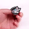 Citações de filmes de animais de animais Badge Badge Cute Anime Games Games Hard Pins de esmalte coletam Cartoon Broche Backpack Hat Bag Collar Lapel Badges S210058