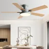 56inch Fan Lights 2023 jaar nieuwe stijl lage vloer plafond ventilator licht woonkamer binnen met ventilator kroonluchter 110V 220V