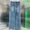 Couleur de contraste Femmes Jeans Reprochez le designer pantalon denim Luxury Blue Casual Jean Pantalons Designer Fashion Street Styl Jeans