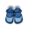 Tipsietoes Spring oryginalne skórzane buty dla dziewcząt i chłopców Dzieci Boso Minimalistyczne sprężyste zapalenie 240426
