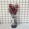 Decorative Flowers 5 Forked Plum Blossom Artificial Foam Fruit Christmas Wedding Flower Arrangement Desk Home Decoration Simulated