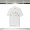 Männer Casablanc T Shirt Designer Shirts Sommer Neues Sternenschloss Kurzarm Casa Shirts Tennis Club Man Outfit s xxl