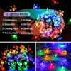 Décorations 1pc Solar String Lights Fleur