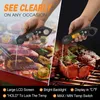 Thermomètre numérique pliable à double sonde IP7 avec sonde pour cuisiner le barbecue barbecue viande culinaire grillade outils de cuisine gadgets 240423