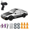 Télécommande 24g High Speed Drift RC Car 4wd AE86 Modèle GTR Véhicule RC Toy Racing pour enfants Cadeau d'anniversaire 240424