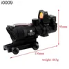 ACOG 4X32 FIBRO TRIJICON ACOG SCOPE RETRO RED ILUMINADO BATERIA ILUMIZADA RETÍCULO DE VIDRO DE VIDRO CHEVICS com RMR Micro Red Dot para Rifle