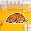 Mattor Cartoon Animal Cashmere Söt rolig matta Anti Slip Bath Mat Door Rugs For Bedroom Living Room Decor Kawaii