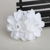 Wedding Flowers Women White Lace Hair Clip Rose Ponytail Holder Maid Props