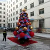 wholesale 13ft High Outdoor Christmas Inflatable Tree With Gift And Star Candy For Christmas Stage Event Decoration