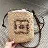 Designer Beach bag Tote bag Best Quality Grass Woven Handbag Embroidered Shopping bag Vegetable Basket French style Shoulder bag Luxury Women Crossbody bag