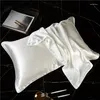 Pillow Single Side Mulberry Silk Pillowcase Splicing Small Envelope