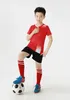Löpning sätter barn fotbollsuniformer studenttröjor sportdräkter för män andas svettabsorbent spel