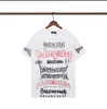 T-shirt pour hommes d'été Parisien Baleciege Balenciege Top Quality Pullover Mens Coton Cotton Casual Sports Print Logo Plus taille Men Tee Tops Womens S-3XL