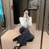 Kadın Pantolon Kadın Sweatpants Geniş Bacaklı Koreli Pileli Yüksek Belli Pantolon Y2K Kawaii Giyim Sokak Giyim Mektubu gevşek Mujer