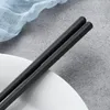 Bacchette in lega nera Foglioni ristorante cinese cibo cinese sushi bacchette