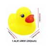 Baby Bad Spielzeug 20-300pcs Macaron Quietschkautschuk Duck Duckie Float Bath Toys Pool Babyparty Water Spielzeug für Neugeborene 0-12 Monate