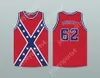 Пользовательский nay name Mens Youth/Kids General Nathan Bedford Forrest 62 Forrest's Cavalry Corps Flag Basketball Jerse