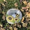 Dekoracje ogrodowe Słonecznik Kamienna kamienna pszczoła dekoracyjna kreatywna cudowna żywica Witamy w My for Tool Akcesoria