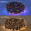 Decoraties 50m 100m Kerstlampen Decoratieve LED String 110V 220V Outdoor Waterdichte Fairy Lights For Wedding Holiday Garden Street Lawn