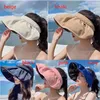 Bérets Sunshade Hat UV Protection Dual-Upose Femme's Pliable Band Fashionable Minimalist Soleil