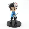 Q Posket Figura Hurtowa Demon Slayer Mini Figurine 6pcs12pcssets Kimetsu No Yaiba Małe lalki PVC Dekoracja komputerów stacjonarnych 240426